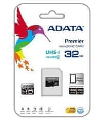 Adata 32 GB paměťová Micro SD karta ADATA, CLASS 10