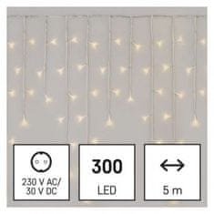 Emos LED vánoční rampouchy D4CW02, 5 m, venkovní i vnitřní, teplá bílá 1550040012