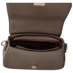 David Jones Módní dámská koženková crossbody kabelka Ademis, tmavě šedá