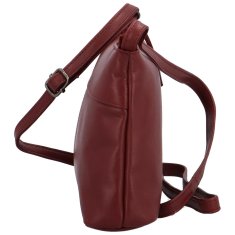 Bellugio Stylová dámská malá crossbody kabelka Lamiss, vínová