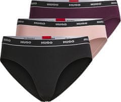 Hugo Boss 3 PACK - dámské kalhotky HUGO 50480157-991 (Velikost XXL)