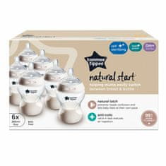 Tommee Tippee CTN Kojenecká láhev, 6x260ml, 0m+