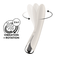 Satisfyer Spinning Vibe 1 vibrátor - béžový