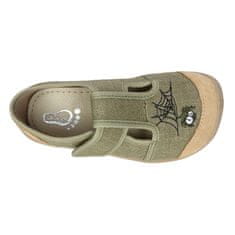 Bar3Foot Dětské barefoot bačkory khaki pavouk, 31