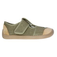 Bar3Foot Dětské barefoot bačkory khaki pavouk, 27