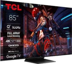 TCL UHD QLED televize 85C745