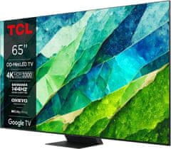 TCL UHD QLED televize 65C855 QLED TV Mini LED 144Hz