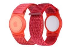 Mobile-origin AirTag Strap, red