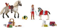 Schleich Adventní kalendář Schleich Horse Club 2022 s 24 figurkami a doplňky.