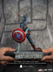 Iron Studios IRON STUDIOS socha Marvel Zombie Captain America - What If...? - měřítko 1:10 - 22 cm