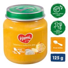 Hami Zelenina s kuřecím masem (125 g) - maso-zeleninový příkrm