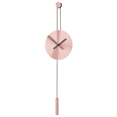 Mclock Designové nástěnné hodiny SER45016 Serenity rose gold-black 90cm