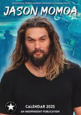 CurePink Nástěnný kalendář 2025: Jason Momoa|Aquaman (A3 29,7 x 42 cm)