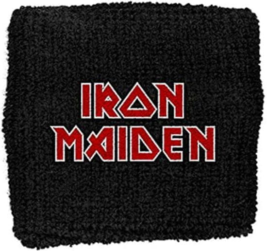 CurePink Potítko Iron Maiden: The Final Frontier Logo (šířka 8 cm, obvod 18 cm)