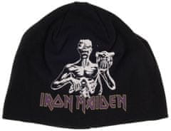 CurePink Zimní čepice Iron Maiden: Seventh Son (univerzální) bavlna