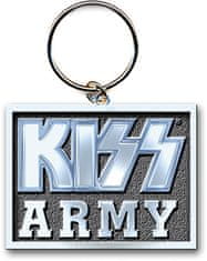 CurePink Přívěšek na klíče Kiss: Army Block (3,8 x 4,5 cm)