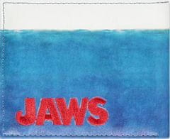 CurePink Otevírací peněženka Jaws|Čelisti: Útok žraloka (10 x 9 x 2 cm) modrá