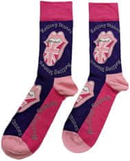 CurePink Pánské ponožky The Rolling Stones: Uk Tongue (velikost EU 40-45)