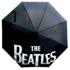 CurePink Skládací deštník The Beatles: Logo (průměr 58 cm)