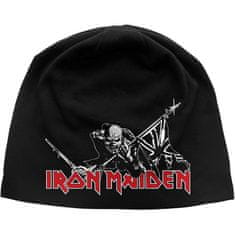 CurePink Zimní čepice Iron Maiden: The Trooper (univerzální) bavlna