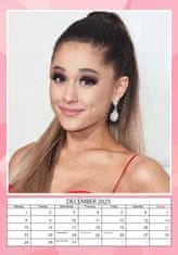 CurePink Nástěnný kalendář 2025: Ariana Grande (A3 29,7 x 42 cm)