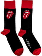 CurePink Pánské ponožky The Rolling Stones: Classic Tongue (velikost EU 40-45)