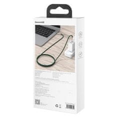 BASEUS BASEUS CAFULE KOVOVÝ DATOVÝ KABEL USB TYP C - USB TYP C 100 W (20 V / 5 A) NAPÁJENÍ 2 M ZELENÝ (CATJK-D06)