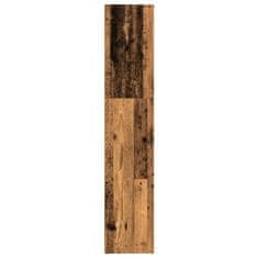 Vidaxl Knihovna old wood 80 x 30 x 152 cm kompozitní dřevo