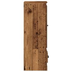 Vidaxl Skříň highboard old wood 36 x 35,5 x 103,5 kompozitní dřevo