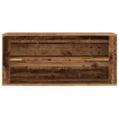 Vidaxl Botník old wood 100 x 35 x 45 cm kompozitní dřevo