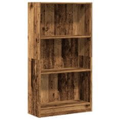 Vidaxl Knihovna old wood 60 x 24 x 109 cm kompozitní dřevo