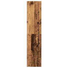 Vidaxl Knihovna old wood 60 x 24 x 109 cm kompozitní dřevo