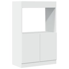 Petromila Skříň highboard bílá 63 x 33 x 100 cm kompozitní dřevo