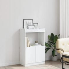 Petromila Skříň highboard bílá 63 x 33 x 100 cm kompozitní dřevo