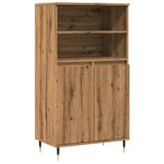 Vidaxl Skříň highboard dub artisan 60 x 36 x 110 cm kompozitní dřevo