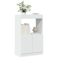 Petromila Skříň highboard bílá 63 x 33 x 100 cm kompozitní dřevo