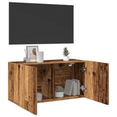 Vidaxl TV skříňka nástěnná old wood 80 x 30 x 41 cm