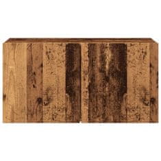 Vidaxl TV skříňka nástěnná old wood 80 x 30 x 41 cm