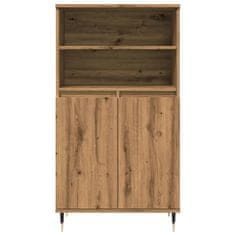 Vidaxl Skříň highboard dub artisan 60 x 36 x 110 cm kompozitní dřevo