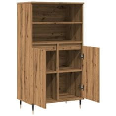 Vidaxl Skříň highboard dub artisan 60 x 36 x 110 cm kompozitní dřevo