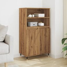 shumee vidaXL Skříň highboard dub artisan 60 x 36 x 110 cm kompozitní dřevo