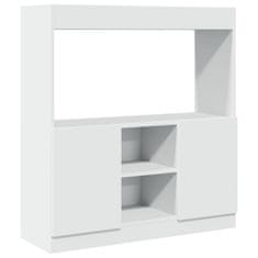 Petromila Skříň highboard bílá 92 x 33 x 100 cm kompozitní dřevo