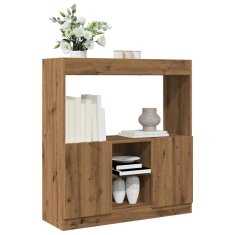 Petromila Skříň highboard dub artisan 92 x 33 x 100 cm kompozitní dřevo