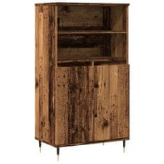 Vidaxl Skříň highboard old wood 60 x 36 x 110 cm kompozitní dřevo