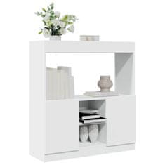 Petromila Skříň highboard bílá 92 x 33 x 100 cm kompozitní dřevo