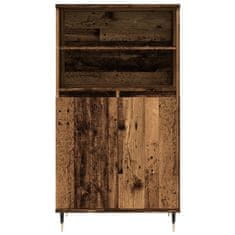 Vidaxl Skříň highboard old wood 60 x 36 x 110 cm kompozitní dřevo