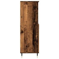 Vidaxl Skříň highboard old wood 60 x 36 x 110 cm kompozitní dřevo