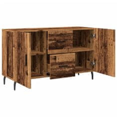 Vidaxl Příborník old wood 100 x 36 x 60 cm kompozitní dřevo