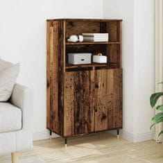 shumee vidaXL Skříň highboard old wood 60 x 36 x 110 cm kompozitní dřevo