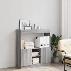 Petromila Skříň highboard šedá sonoma 92 x 33 x 100 cm kompozitní dřevo